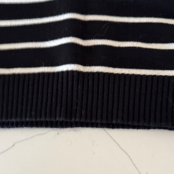 Art Class Black and White Knit Sweater Vest - Picture 4 of 5